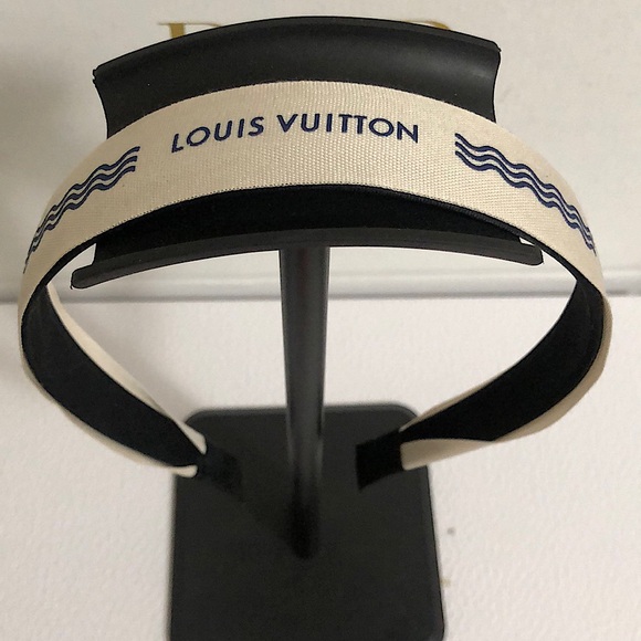 Louis Vuitton Headband HandMade with Authentic LV Ribbon - Picture 1 of 5